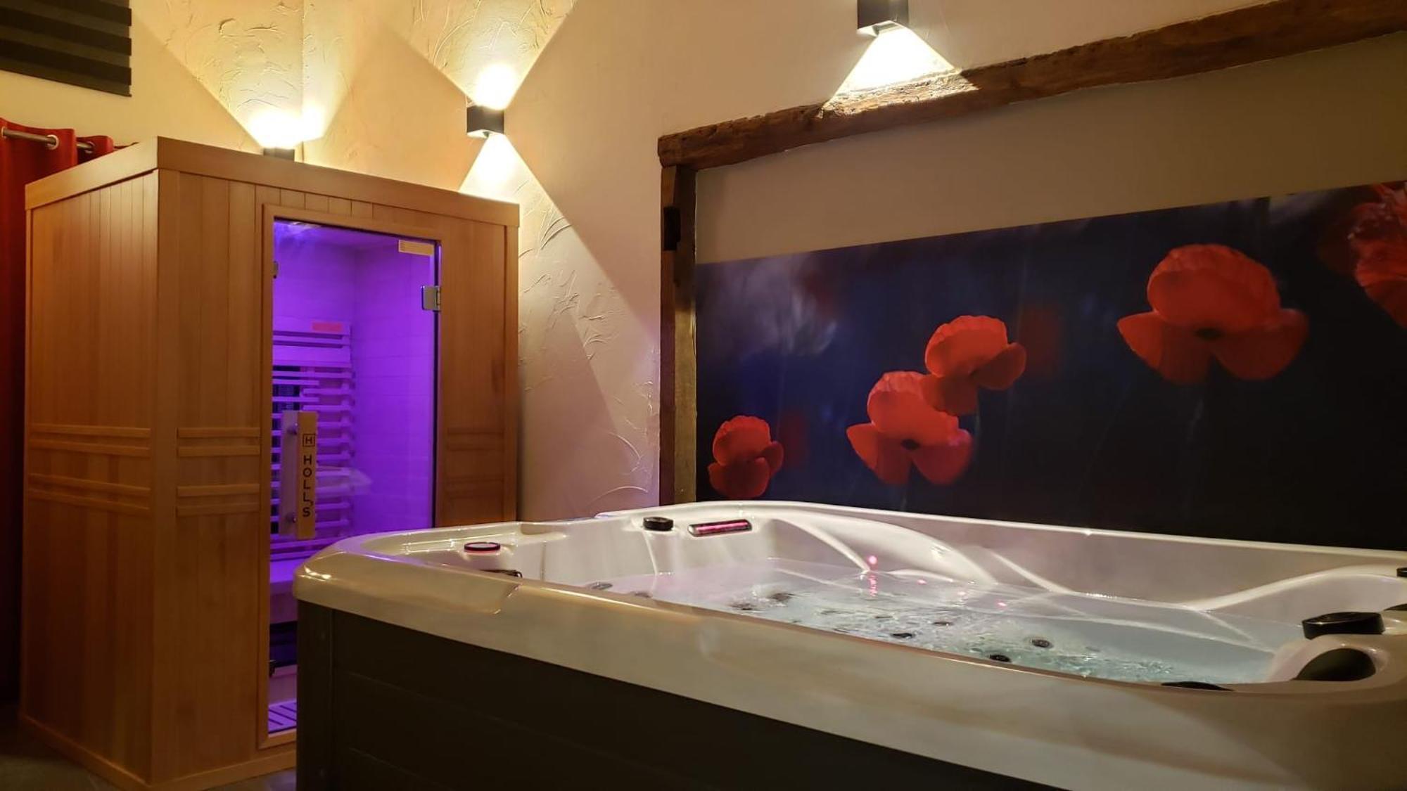 Maison D'Hote Avec Sauna Et Jacuzzi A La Campagne Les Portes du Coglais Buitenkant foto